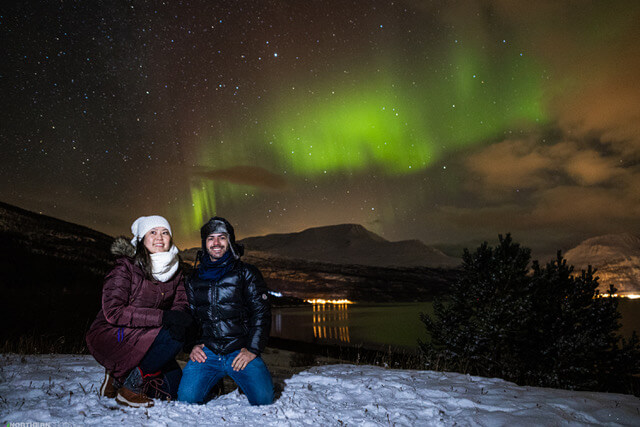foto aurora boreal na noruega